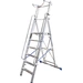 Krause Stabilo® Professional 127518 Aluminium Stufen-Stehleiter Arbeitshöhe (max.): 3.65m Silber 21.5kg Krause Stabilo® Professional 127518 Aluminium Stufen-Stehleiter Arbeitshöhe (max.): 3.65m Silber 21.5kg