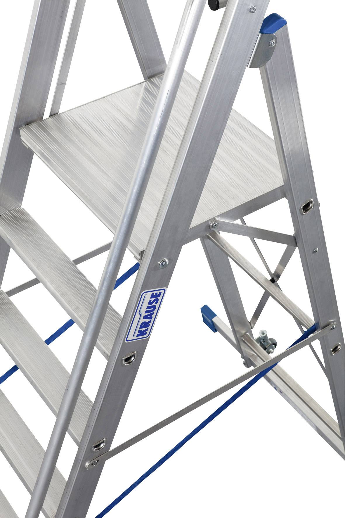 Krause Stabilo® Professional 127518 Aluminium Stufen-Stehleiter Arbeitshöhe (max.): 3.65m Silber 21.5kg