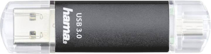 Hama FlashPen "Laeta Twin" USB-Zusatzspeicher Smartphone/Tablet Schwarz 128 GB USB 3.2 Gen 1 (USB 3.0), Micro USB 2.0