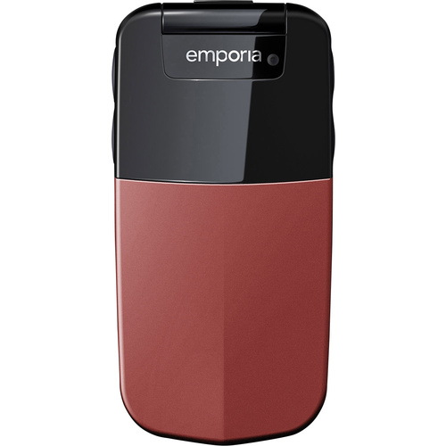 Téléphone portable à clapet pour séniors Emporia Glam avec station de charge, Touche SOS rouge