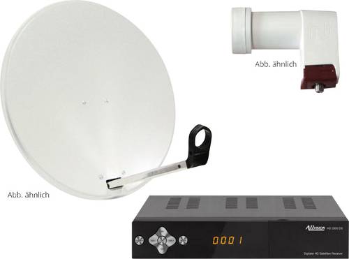 AllVision SAH 1000/60 HD SAT-Anlage mit Receiver Teilnehmer-Anzahl 1 60cm