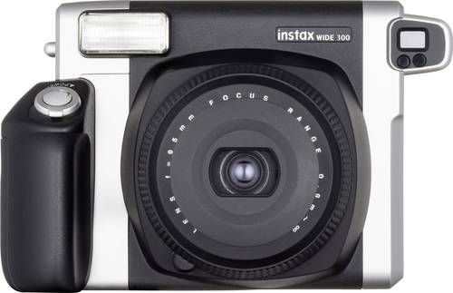 Fujifilm Instax Wide 300 Sofortbildkamera Schwarz mit eingebautem Blitz