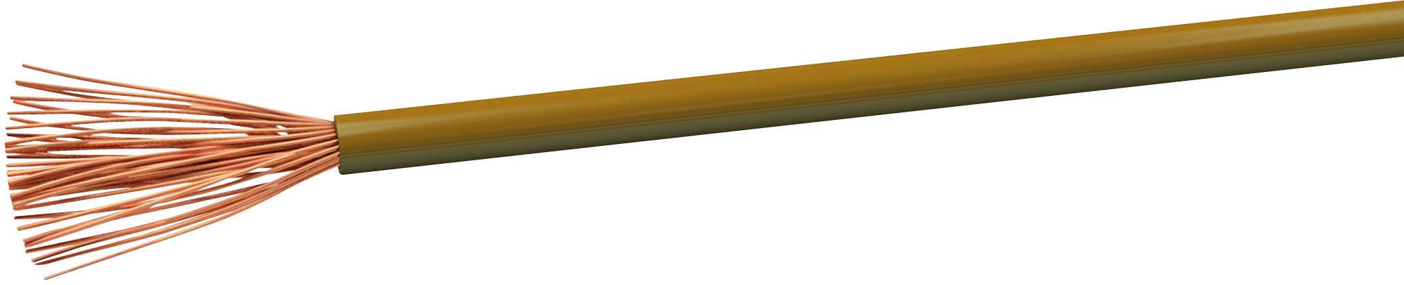 VOKA Kabelwerk H05VK075BR Schlauchleitung H05V-K 1 x 0.75mm² Braun 100m