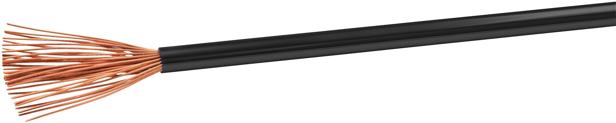 VOKA Kabelwerk H07VK15SW Schlauchleitung H07V-K 1 x 1.50 mm² Schwarz 100 m