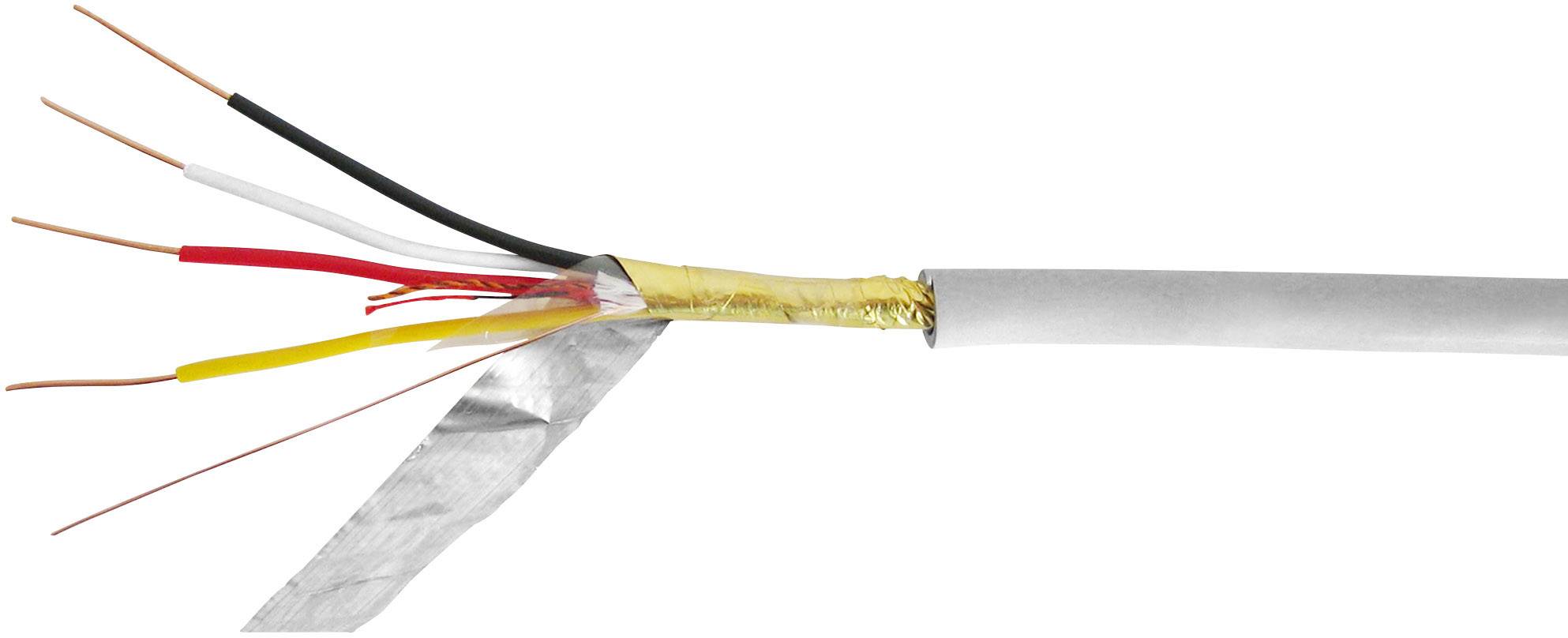 VOKA Kabelwerk JYSTY4X2X08 Telefonkabel J-Y(ST)Y 4 x 2 x 0.8 mm Kieselgrau (RAL 7032) 100 m