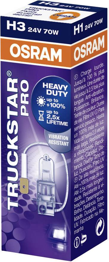 Osram Automotive 64156TSP Halogen Leuchtmittel Truckstar H3 70W 24V