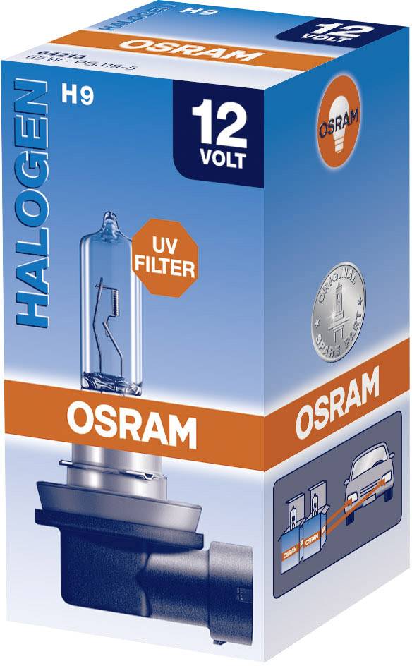 Osram Automotive 64213 Halogen Leuchtmittel Original Line H9 65W 12V