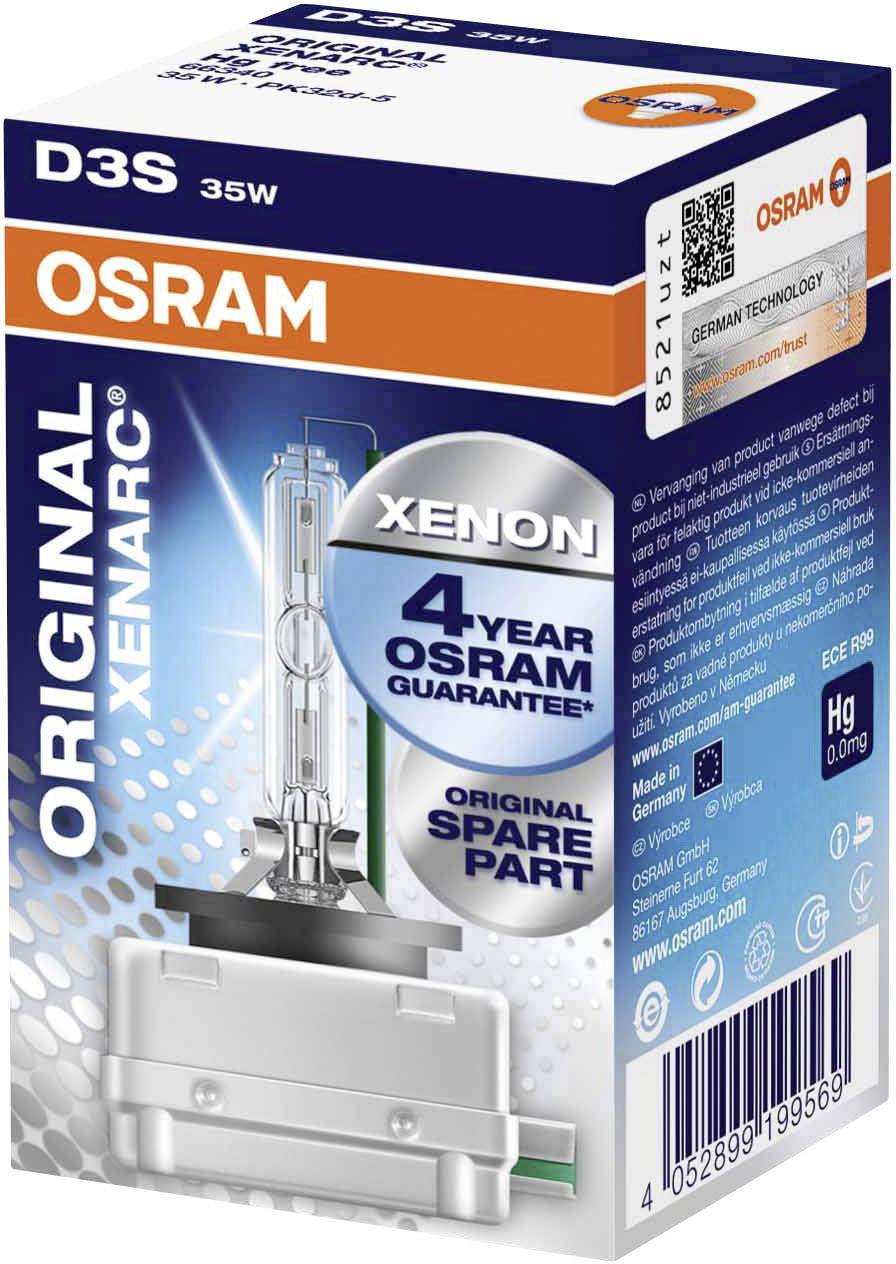 OSRAM 66340 Xenon Leuchtmittel  D3S 35 W 12 V, 42 V