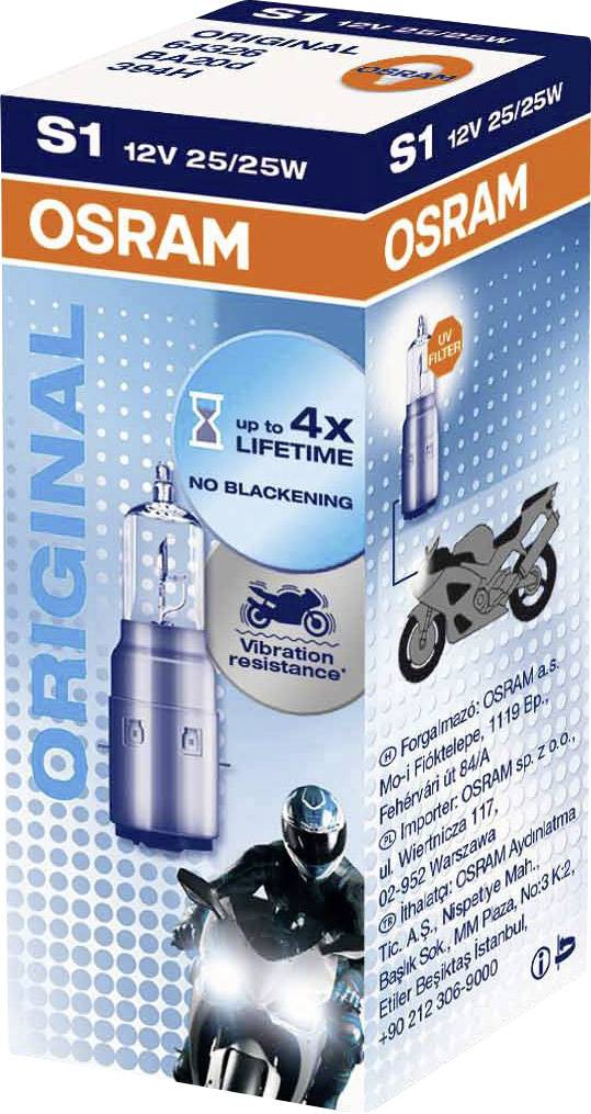OSRAM 64326 Signal Leuchtmittel Original Line S1 25/25 W 12 V