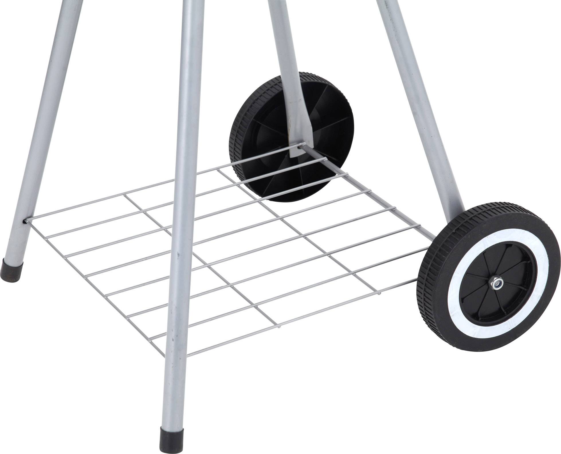 tepro Garten Key West Kugel Holzkohle-Grill Grill-Fläche (Durchmesser)=415 mm Schwarz, Silber