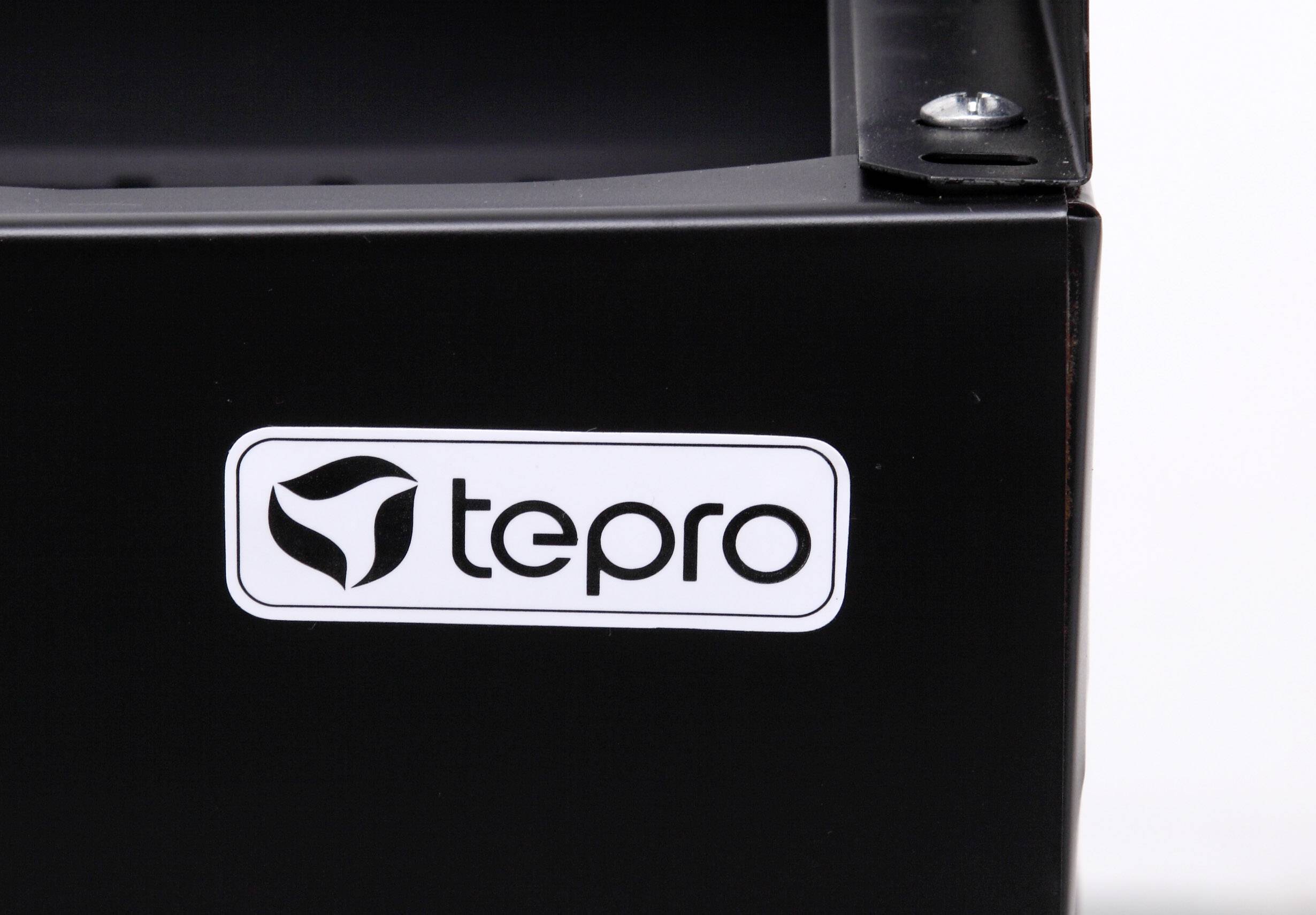 tepro Garten Detroit Fass Holzkohle-Grill Schwarz