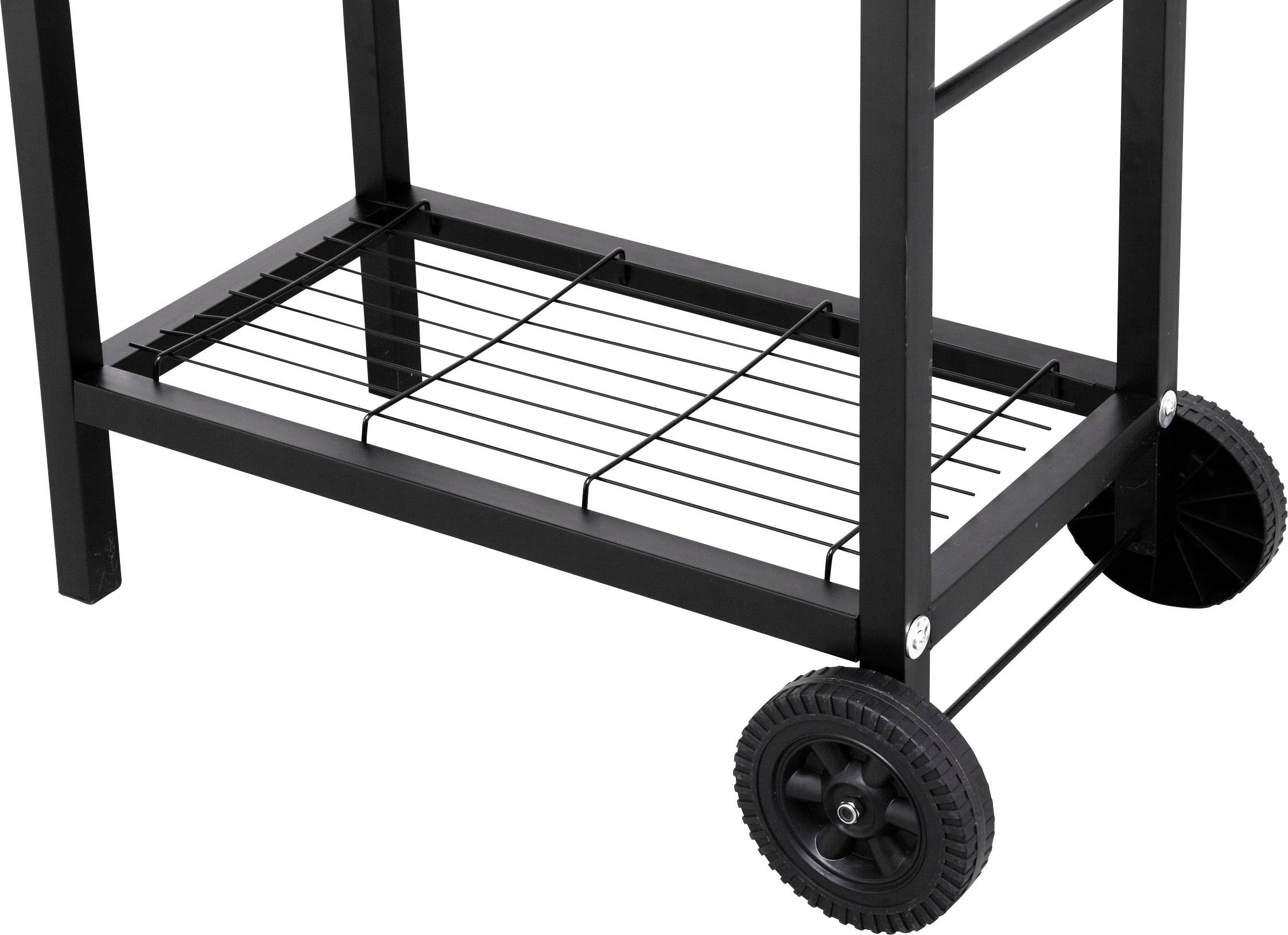tepro Garten Detroit Fass Holzkohle-Grill Schwarz