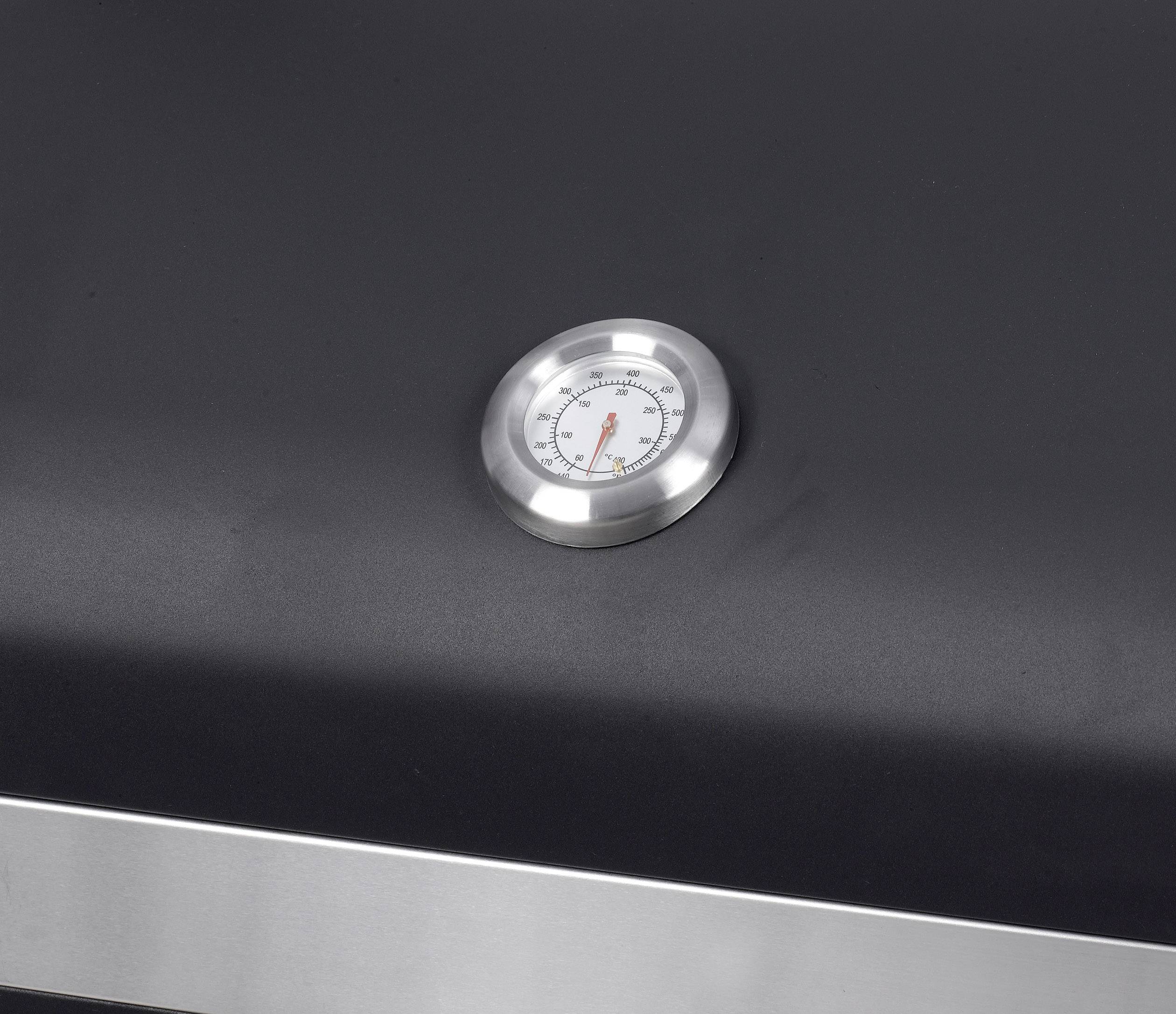 tepro Garten Toronto XXL Holzkohle Grill Schwarz