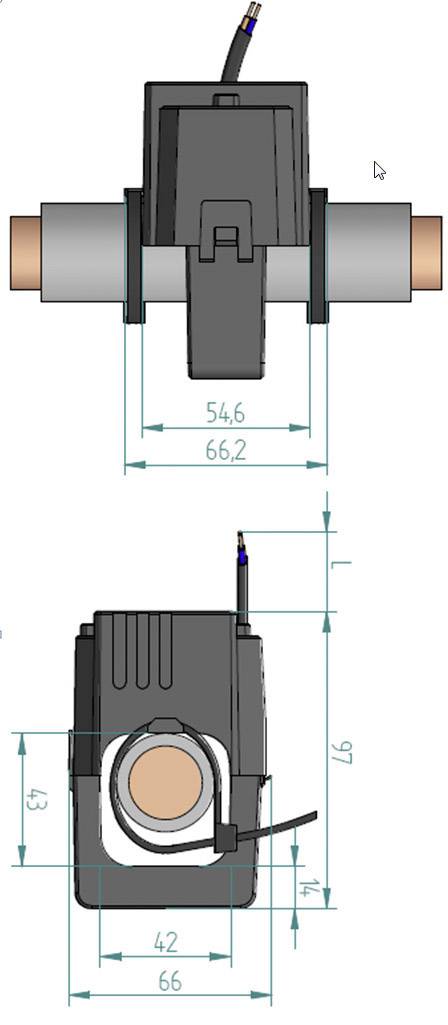 Gossen Metrawatt SC50-E 500/1A 0,5VA Kl.0,5 42mm U142D Primärstrom 500A Sekundärstrom 1A 1St.