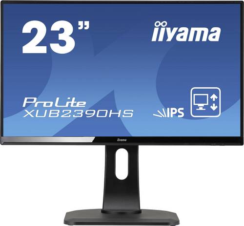 Iiyama LED-Monitor 58.4cm (23 Zoll) XUB2390HS-B1 EEK A 1920 x 1080 Pixel Full HD 5 ms DVI