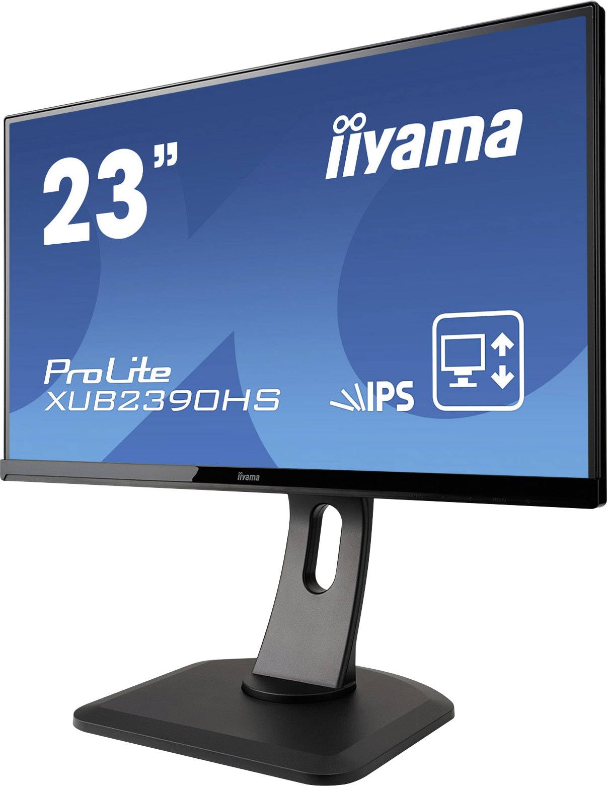 Iiyama LED-Monitor 58.4cm (23 Zoll) XUB2390HS-B1 EEK A 1920 x 1080 Pixel Full HD 5 ms DVI