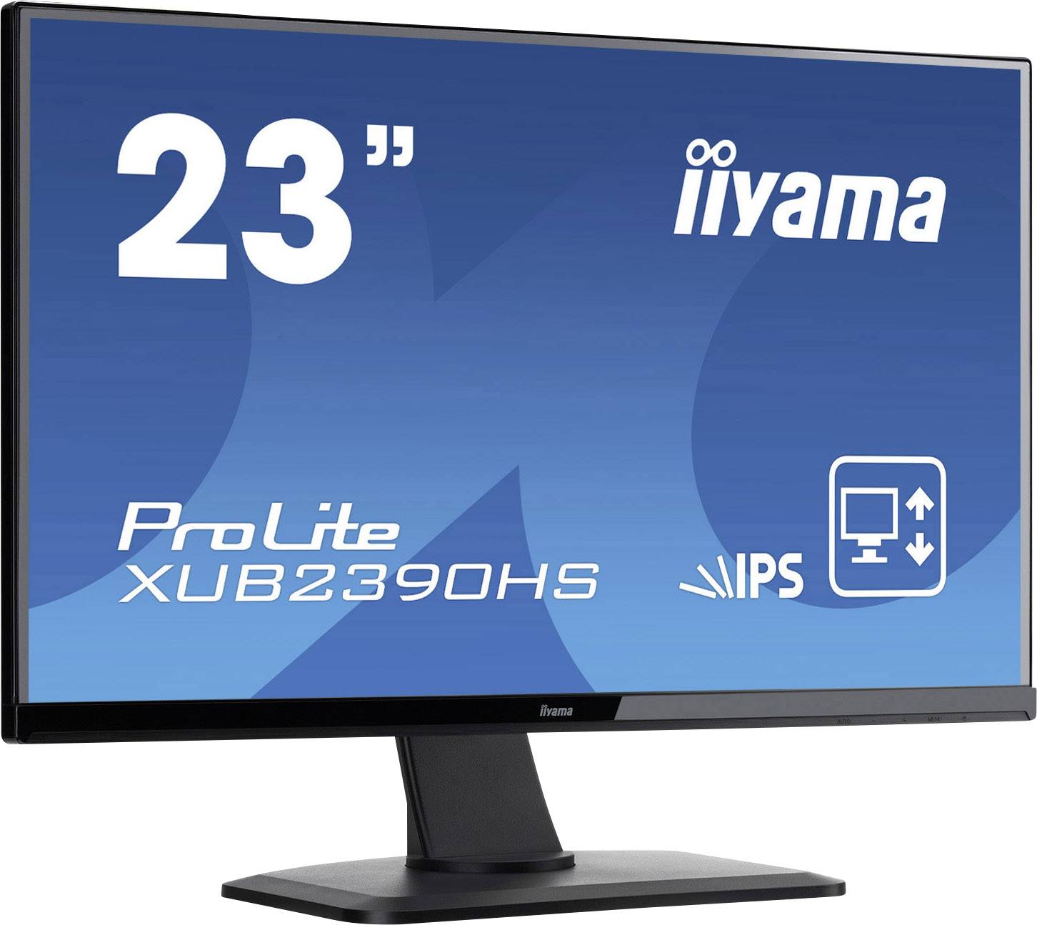 Iiyama ProLite XUB2390HS-B1 LED-Monitor EEK E (A - G) 58.4 cm (23 Zoll) 1920 x 1080 Pixel 16:9 5 ms DVI, HDMI®, VGA AH-IPS LED