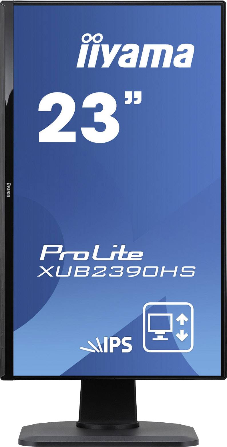 Iiyama ProLite XUB2390HS-B1 LED-Monitor EEK E (A - G) 58.4 cm (23 Zoll) 1920 x 1080 Pixel 16:9 5 ms DVI, HDMI®, VGA AH-IPS LED