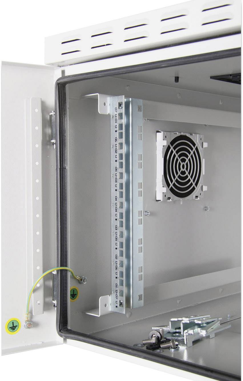 Digitus DN-19 09U-I-OD 19 Zoll Wandgehäuse (B x H x T) 600 x 579 x 450mm 9 HE Lichtgrau (RAL 7035)