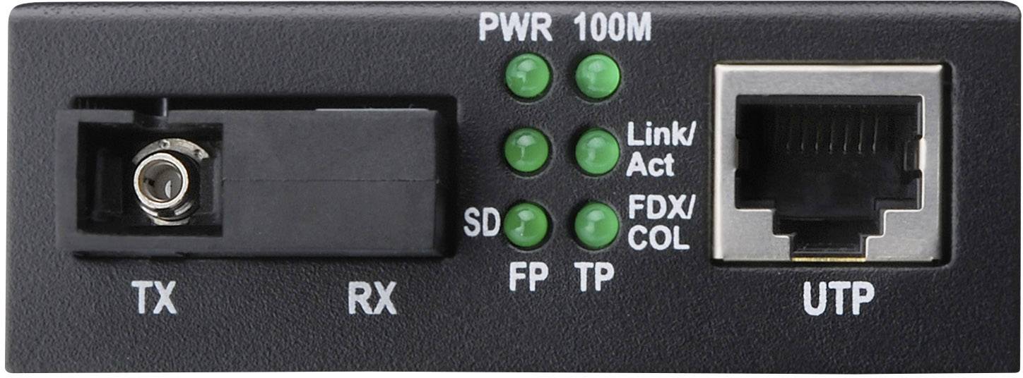 Digitus DN-82122 LAN, SC Simplex Netzwerk-Medienkonverter 1 GBit/s