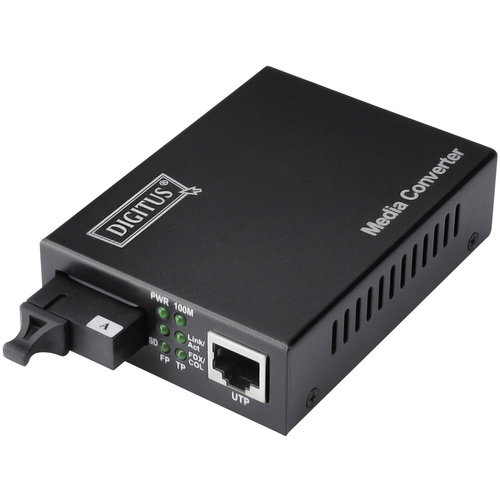 Digitus DN-82022 LAN, SC Simplex Netzwerk-Medienkonverter 100MBit/s