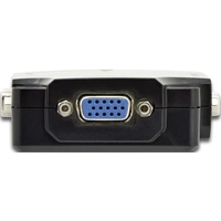 Digitus DS-42120-1 4 Port VGA-Splitter einzeln schaltbar, mit Status-LEDs 1920 x 1080 Pixel Schwarz Digitus DS-42120-1 4 Port VGA-Splitter einzeln schaltbar, mit Status-LEDs 1920 x 1080 Pixel Schwarz