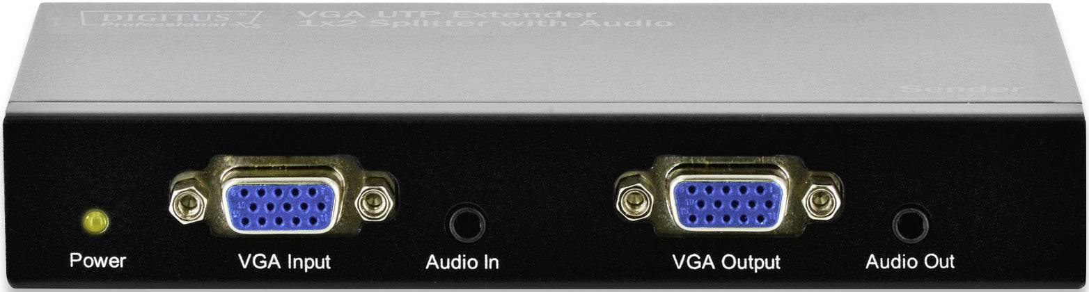 Digitus DS-53420 VGA, LAN (10/100MBit/s), LAN (10/100MBit/s) Extender (Verlängerung) über Netzwerkkabel RJ45 300m