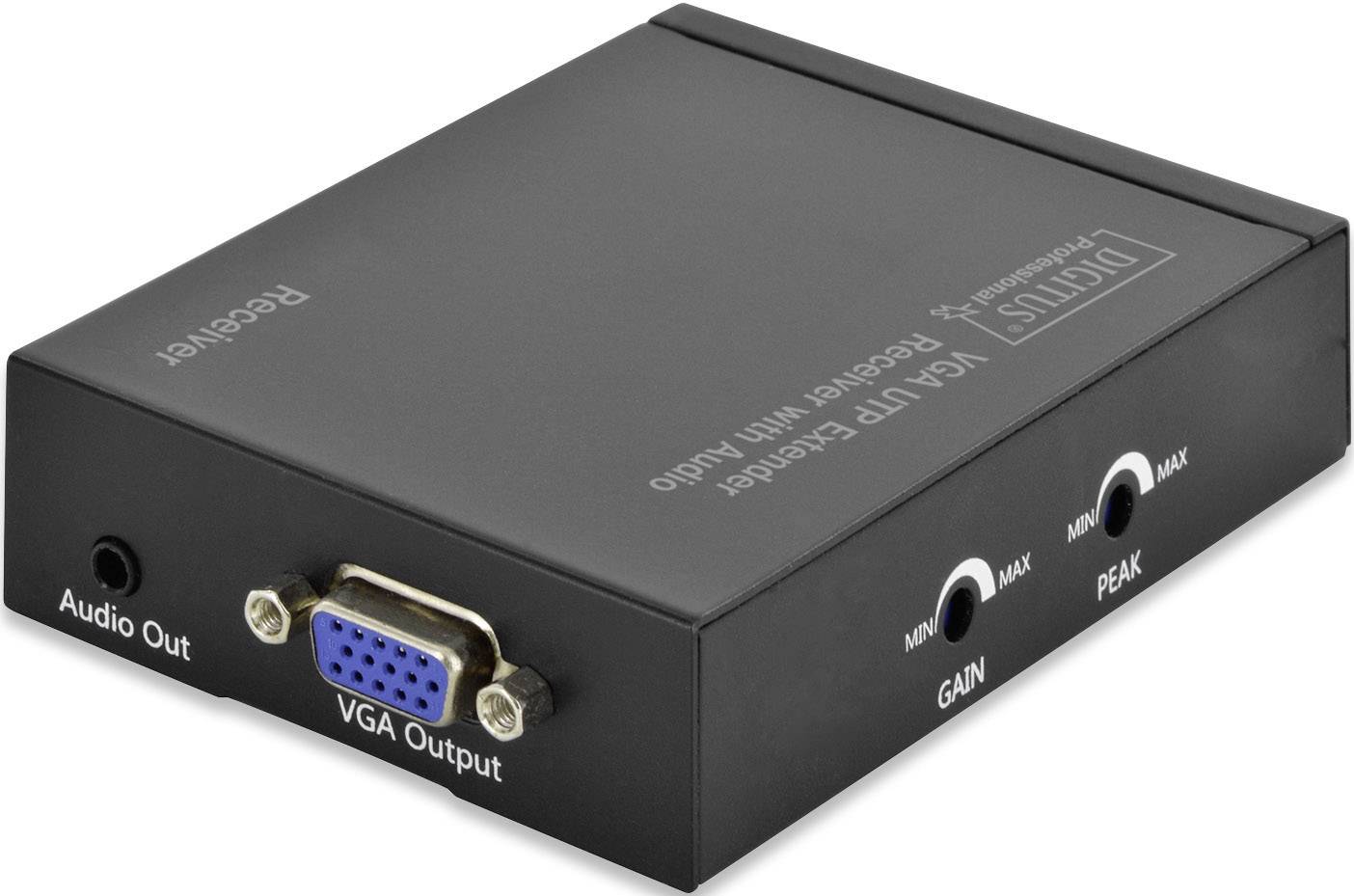 Digitus DS-53450 LAN (10/100MBit/s) Zusatzempfänger über Netzwerkkabel RJ45 300m