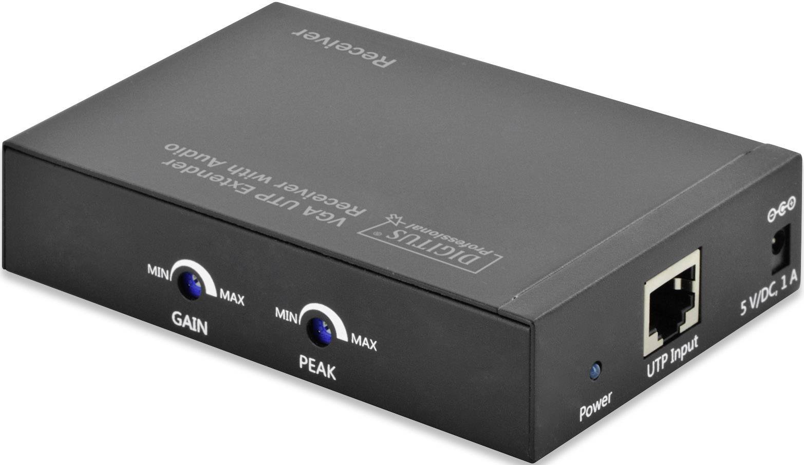 Digitus DS-53450 LAN (10/100MBit/s) Zusatzempfänger über Netzwerkkabel RJ45 300m