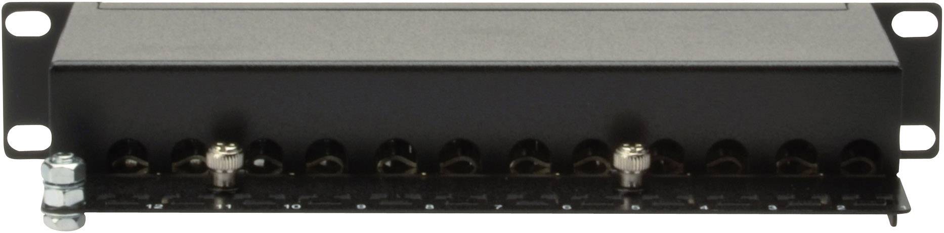 Digitus DN-91512S 12 Port Netzwerk-Patchpanel 254 mm (10") CAT 5e 1 HE Unbestückt
