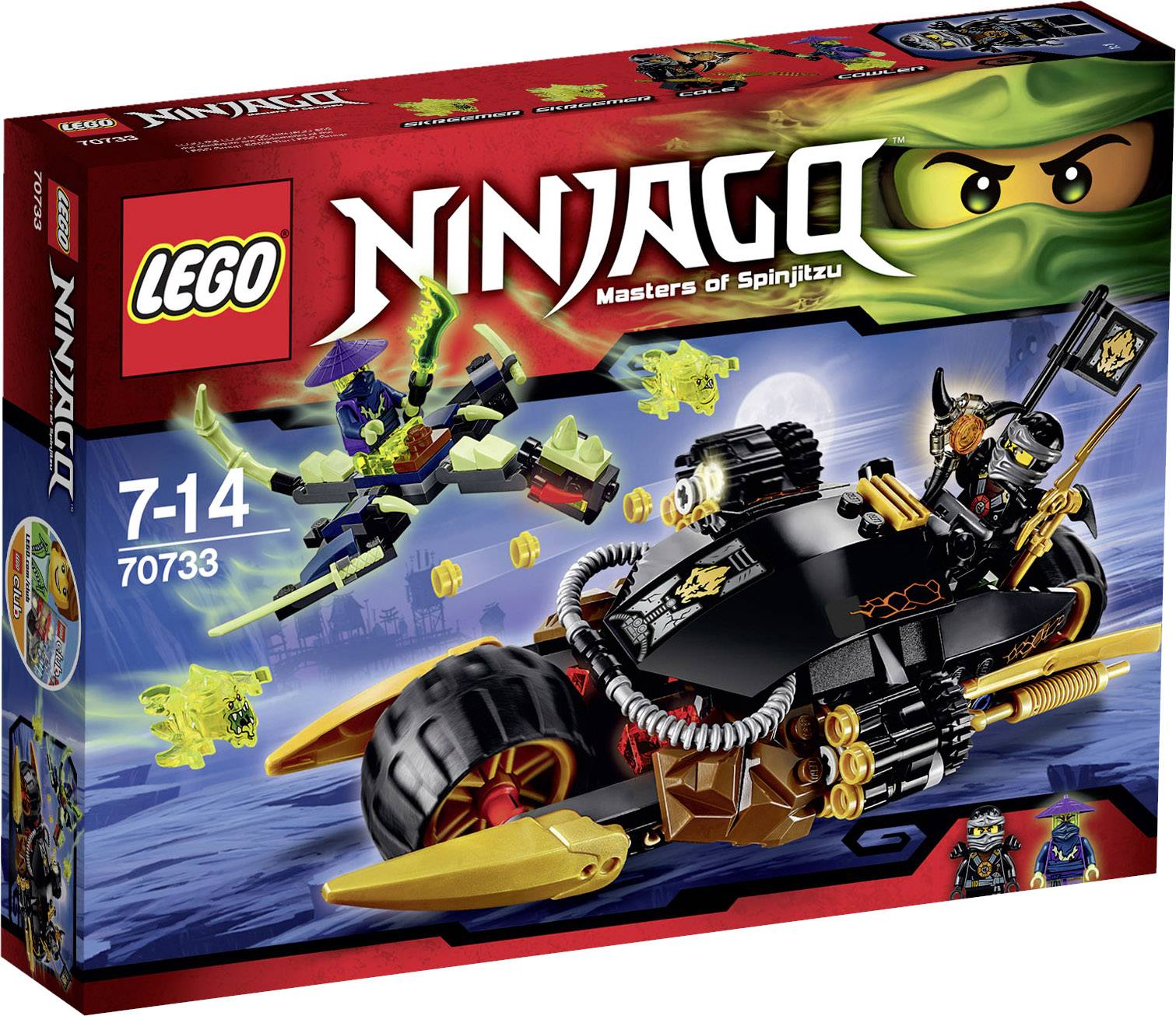 70733 LEGO® NINJAGO Cole's Donner-Bike