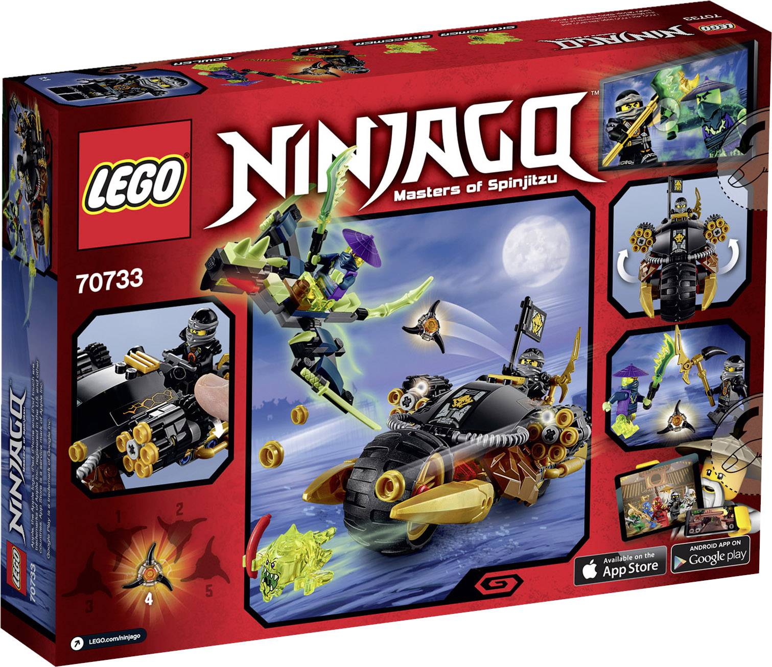 70733 LEGO® NINJAGO Cole's Donner-Bike