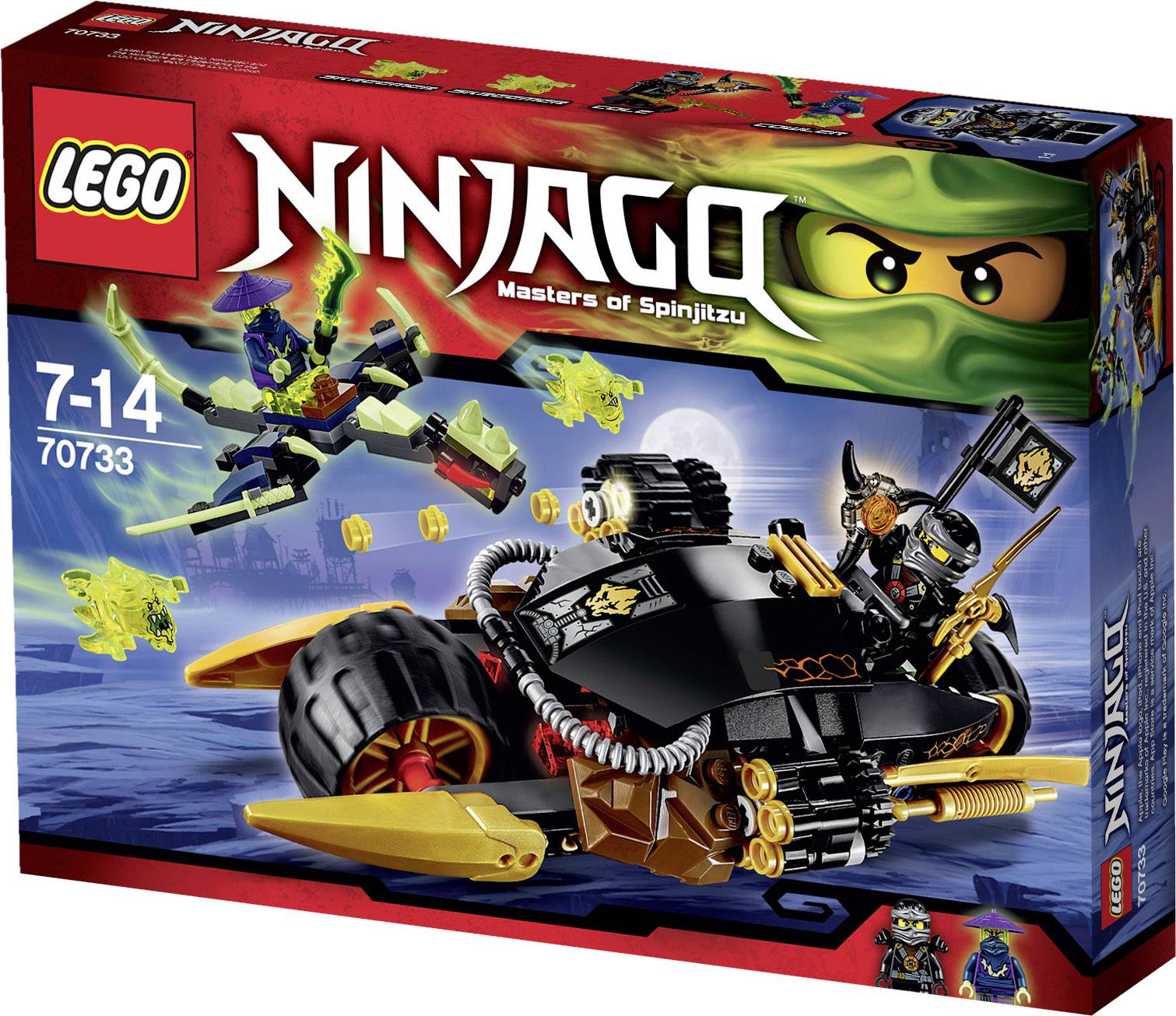 70733 LEGO® NINJAGO Cole's Donner-Bike
