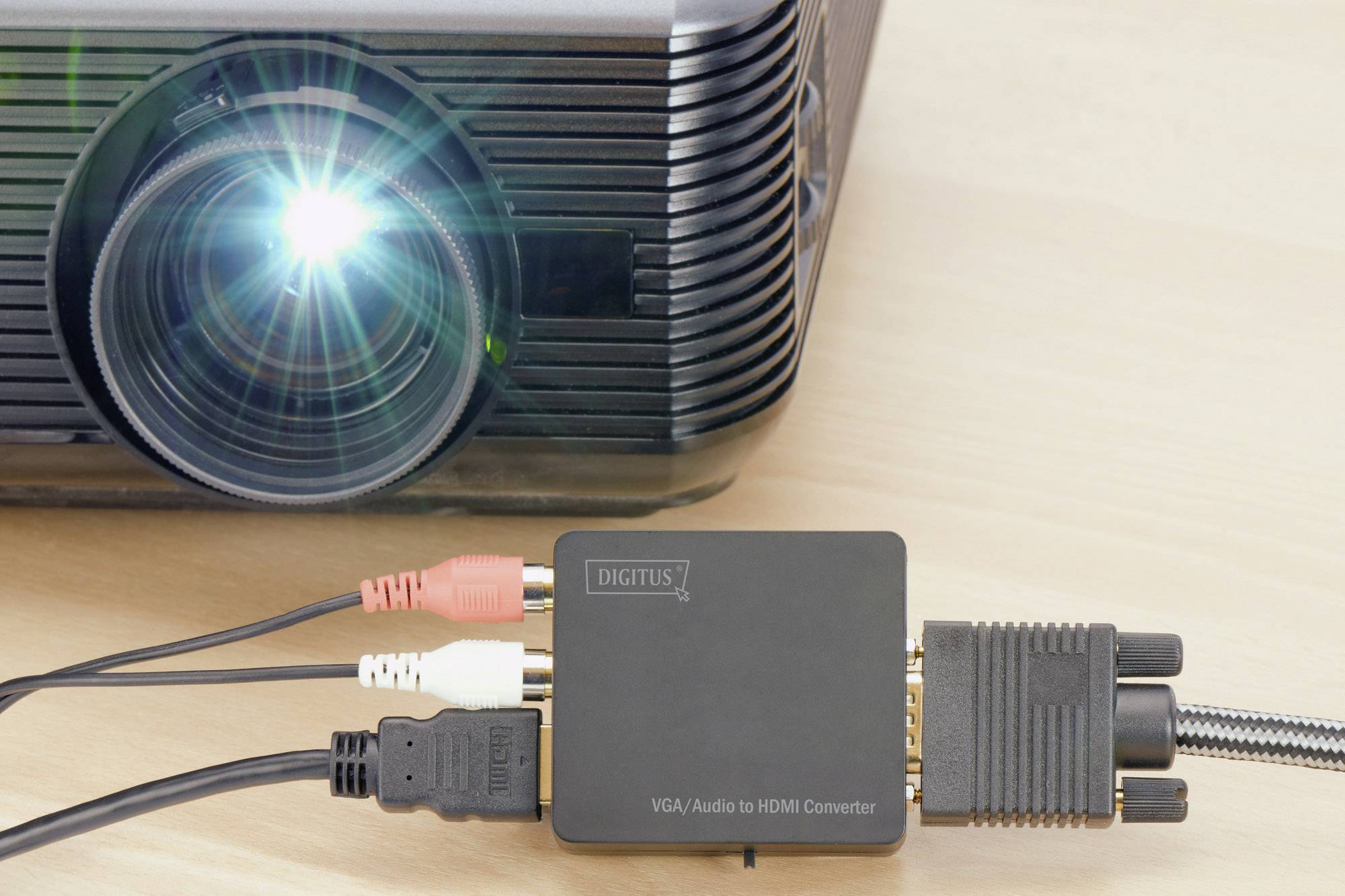 AV Konverter [VGA, Cinch - HDMI] 1920 x 1080 Pixel Digitus DS-40130-1