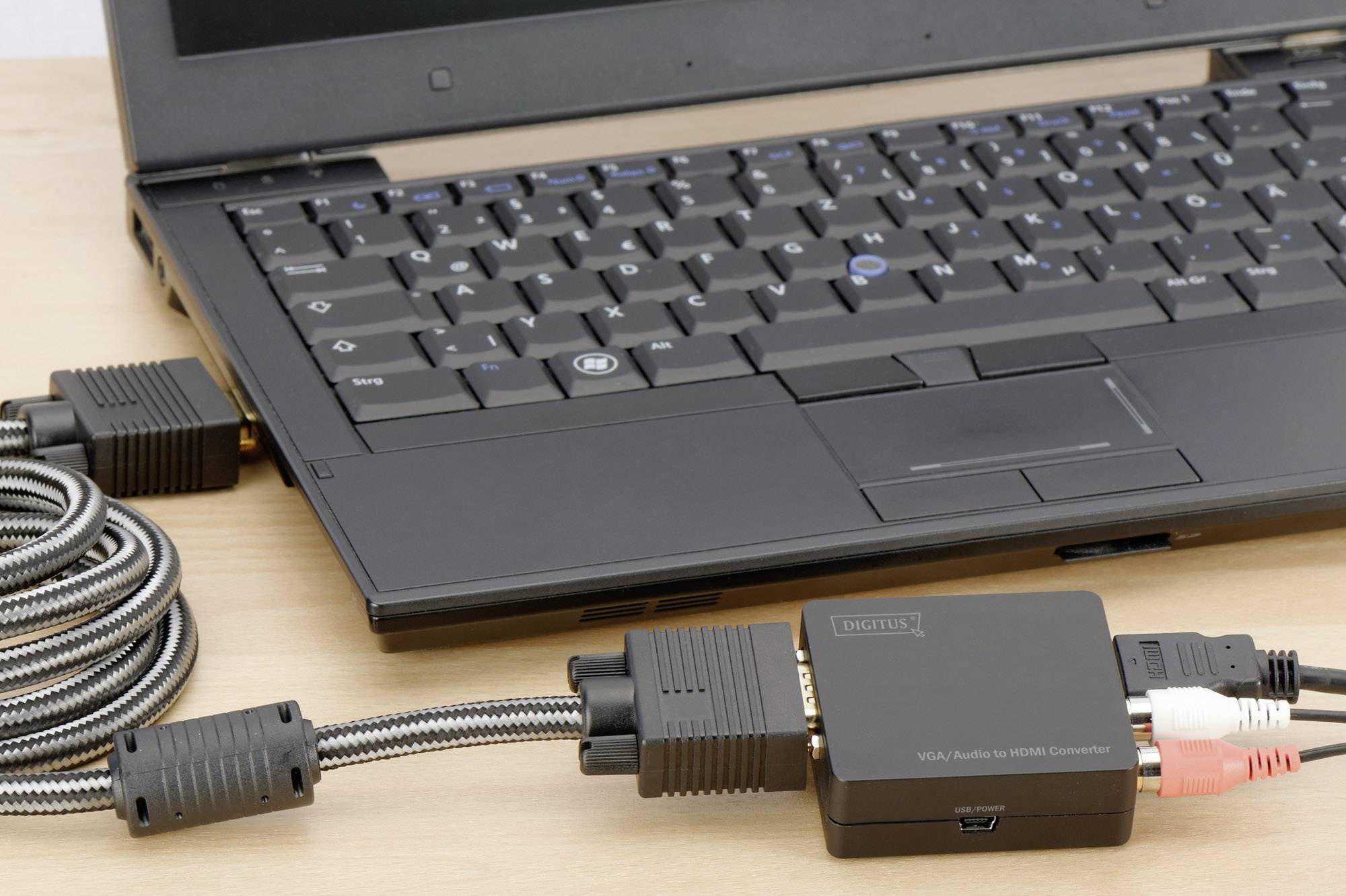 AV Konverter [VGA, Cinch - HDMI] 1920 x 1080 Pixel Digitus DS-40130-1