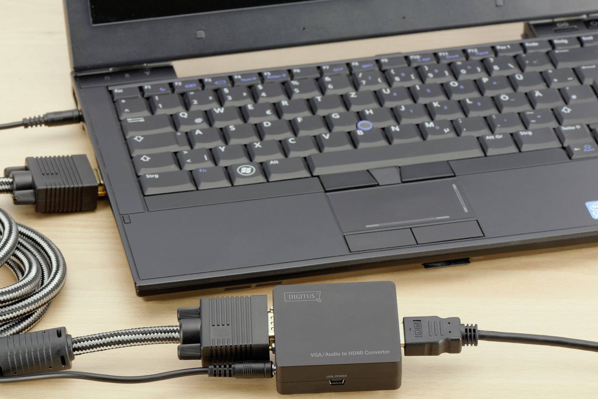 AV Konverter [VGA, Klinke - HDMI] 1920 x 1080 Pixel Digitus DS-40131