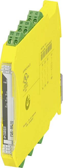 Phoenix Contact Sicherheitsrelais PSR-MC20-3NO-1DO-24DC-SP Betriebsspannung: 24 V/DC 3 Schließer (B x H x T) 12.5 x 116.6