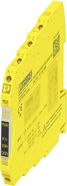 Phoenix Contact Sicherheitsrelais PSR-PS40-1NO-1DO-24DC-SC Betriebsspannung: 24 V/DC 1 Schließer (B x H x T) 6.8 x 93.1 x 102.5mm