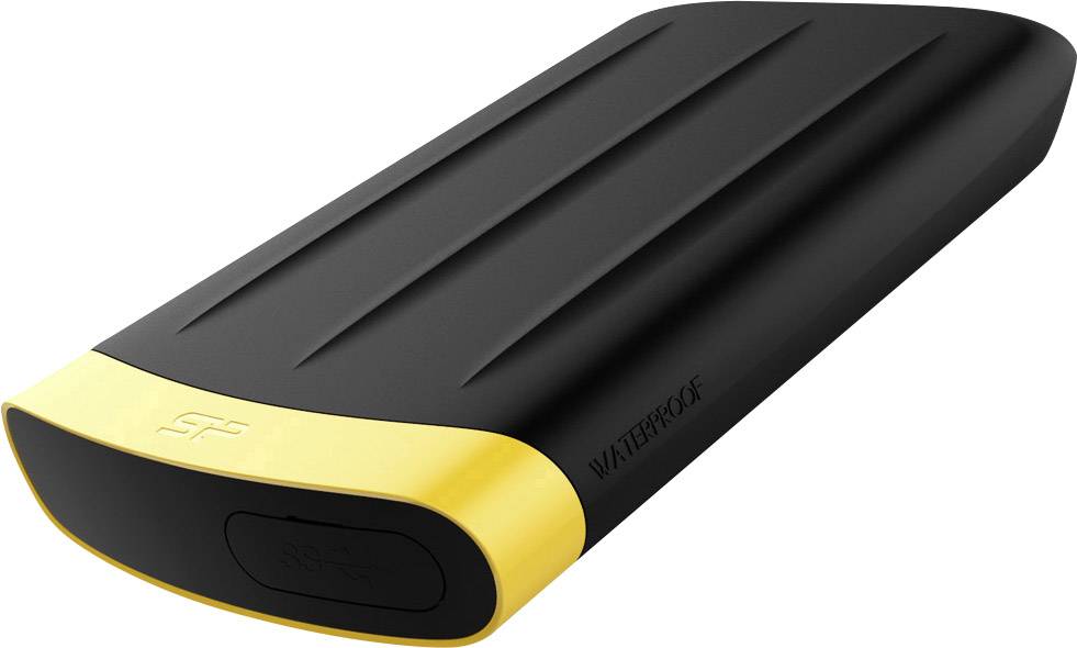 SILICON POWER Armor A65 - Festplatte - 2 TB - extern (tragbar) - USB 3.0 - Schwarz