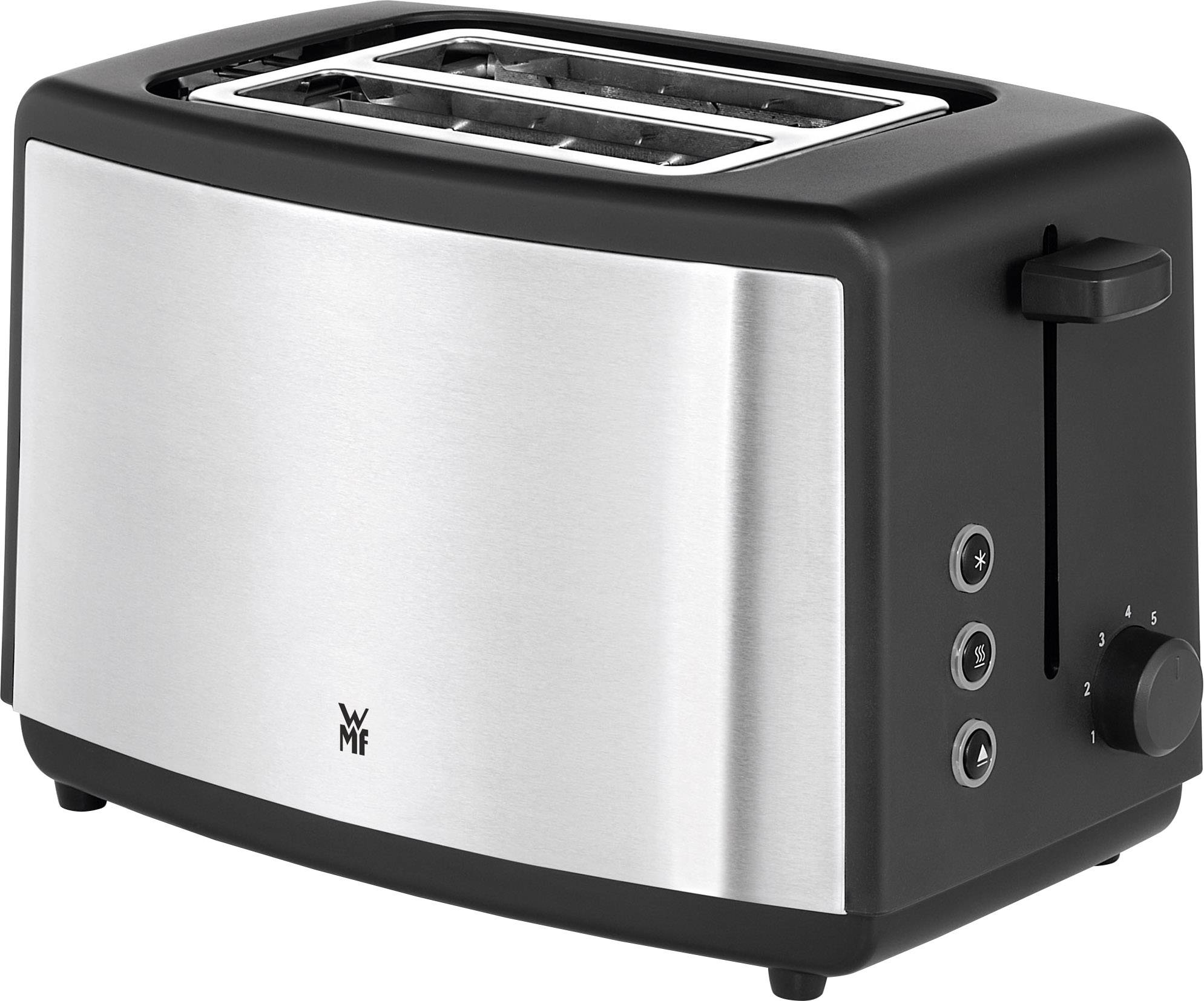WMF Bueno Toaster mit eingebautem Brötchenaufsatz Chrom (matt)