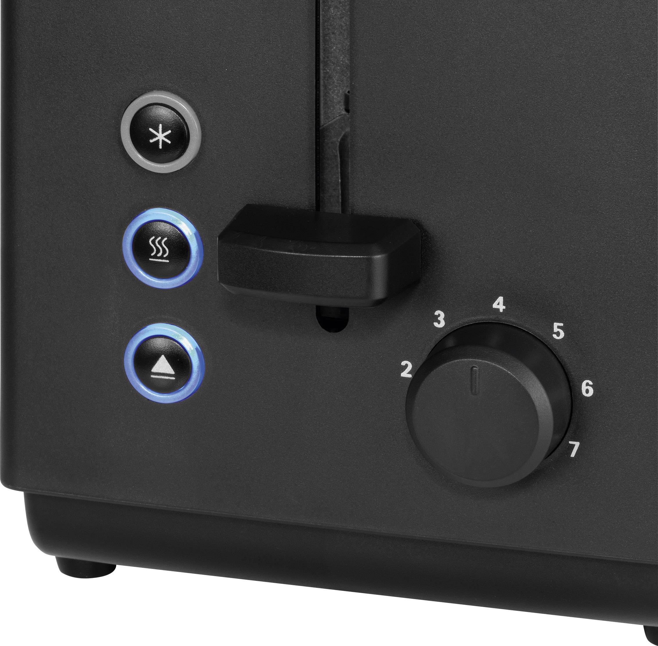 WMF Bueno Toaster mit eingebautem Brötchenaufsatz Chrom (matt)