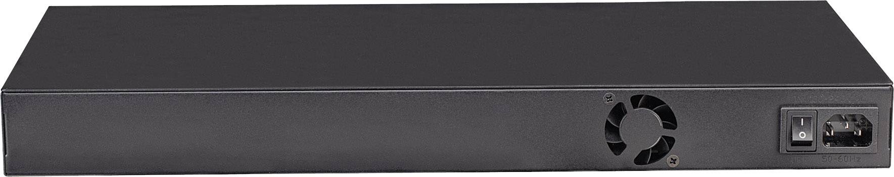 Intellinet 560559 560559 Netzwerk Switch 24 + 2 Port 1 GBit/s PoE-Funktion