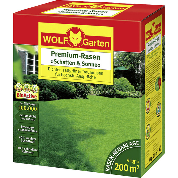 WOLF-Garten 3820050 Rasensamen Schatten & Sonne LP 200 1St.