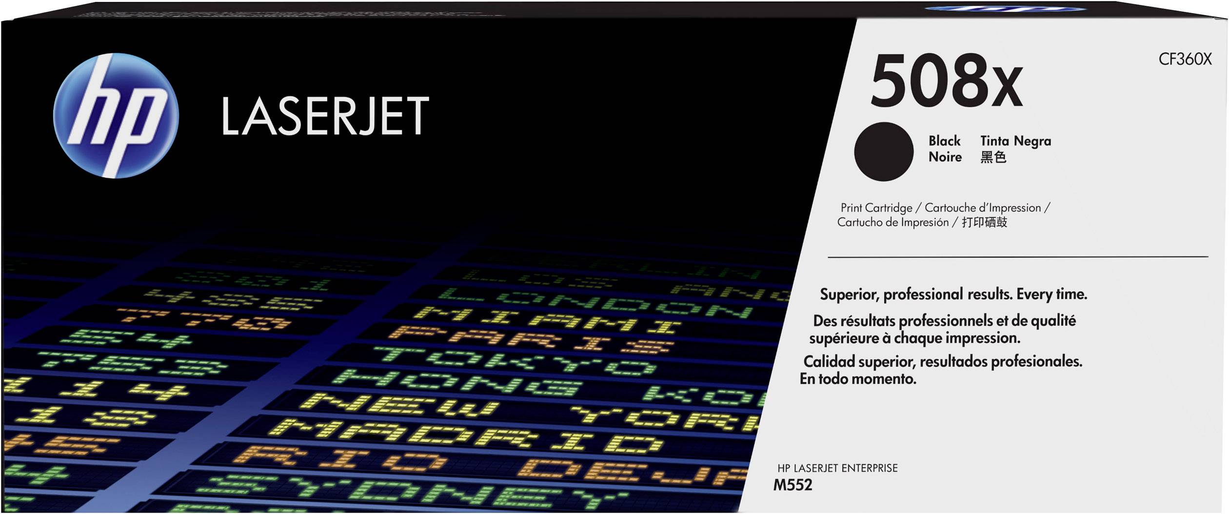 HP Toner 508X Original Schwarz 12500 Seiten CF360X