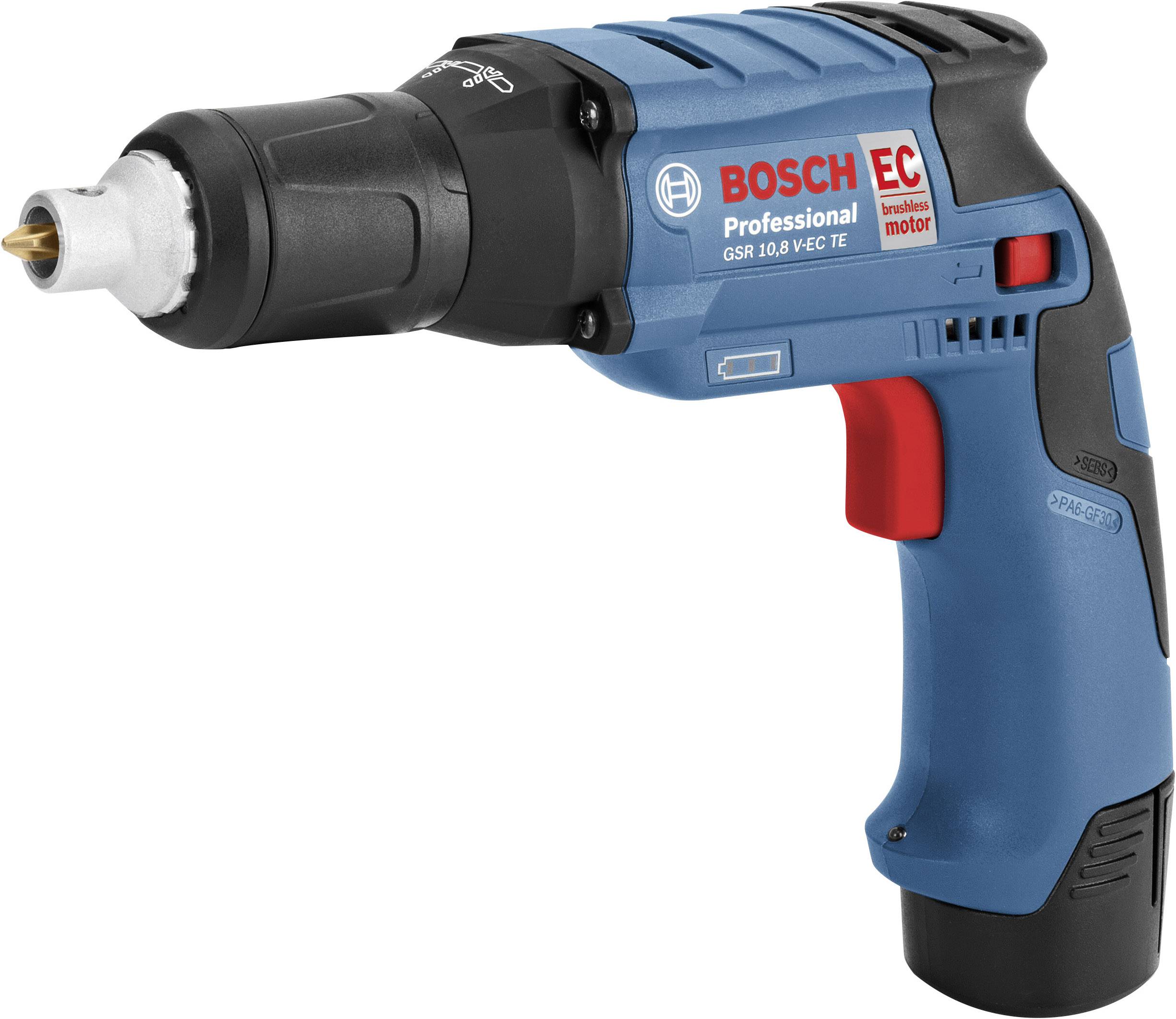 Bosch Professional GSR 10,8 V-EC TE 06019E4001 Akku-Trockenbauschrauber  10.8 V 2.5 Ah Li-Ion inkl. 2. Akku