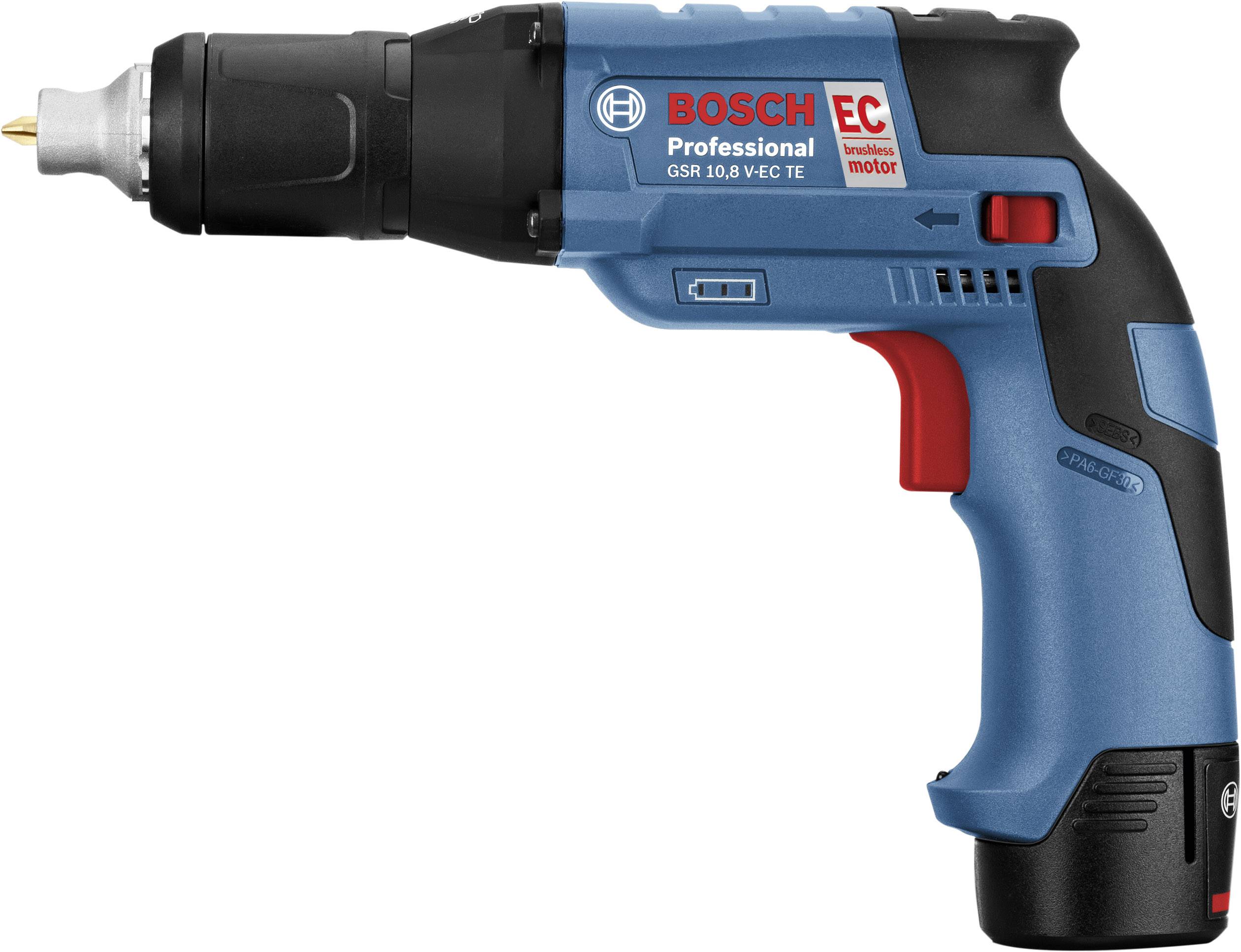 Bosch Professional GSR 10,8 V-EC TE 06019E4001 Akku-Trockenbauschrauber  10.8 V 2.5 Ah Li-Ion inkl. 2. Akku