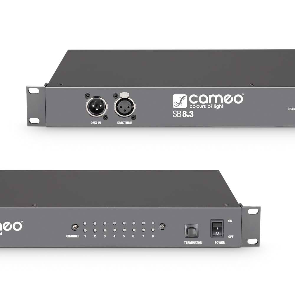 Cameo CLSB83 DMX Splitter 8-Kanal 19 Zoll-Bauform