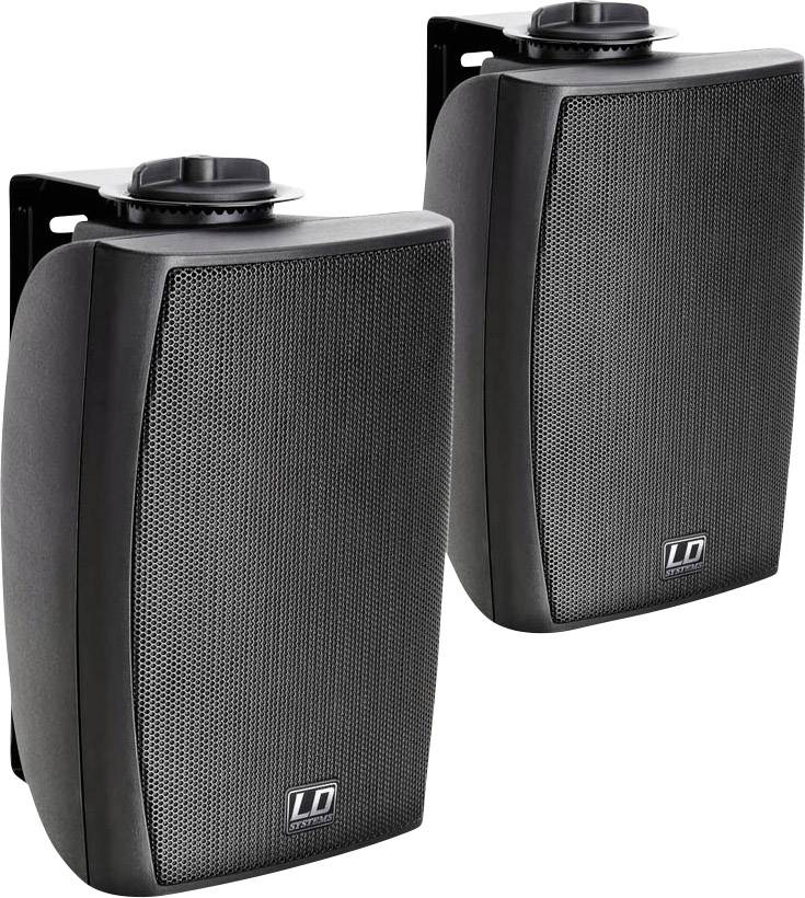 LD Systems LDCWMS42B100V ELA-Lautsprecherbox 20 W Schwarz 1 Paar