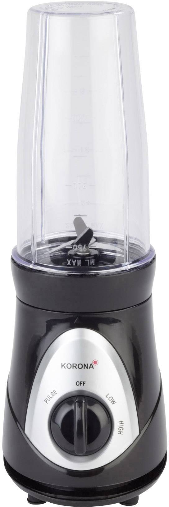 Korona 24200 Smoothie-Maker 300W Schwarz, Silber