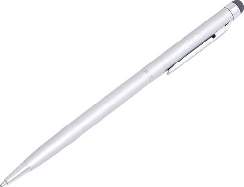 LogiLink AA0041 Touchpen mit Kugelschreiber Silber